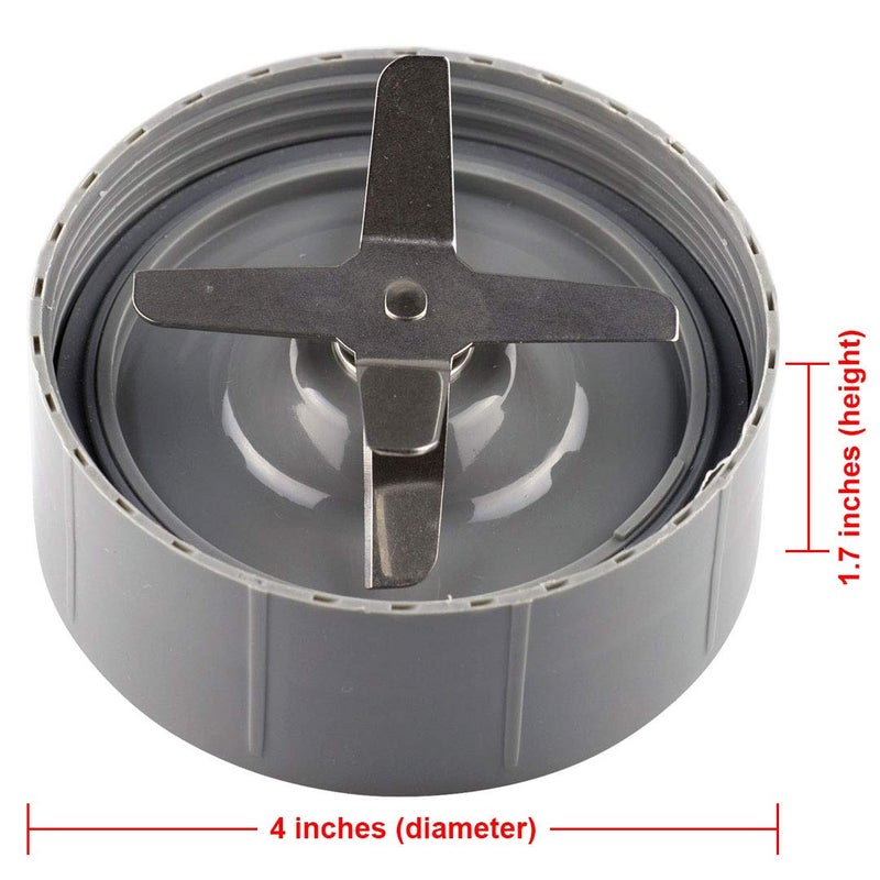 Felji 2 Pack Extractor Blades Replacement Part Compatible with NutriBullet 600W 900W NB-101B NB-101S NB-201 Blenders - Image 3